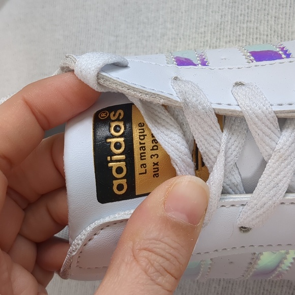 NWOT Superstar Hardshell Iridescent Shoes Women's 7.5 - Picture 5 of 10